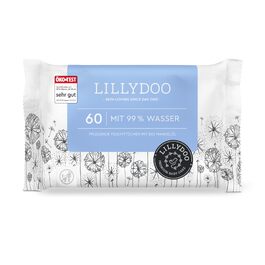 Дитячі вологі серветки LILLYDOO з 99% водою, гіпоалергенні, 900 шт (15 пачок по 60 шт)