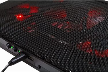 Охолоджуюча підставка для ігрового ноутбука Mars Gaming MNBC2 до 17.35