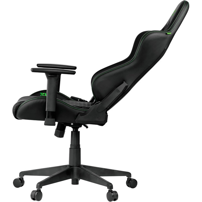 Ігрове крісло Razer Edition TAROK Natrix: дихаюча екошкіра, 3D підлокітники Softcoat, функція гойдання, з подушками під поперек та голову, до 130 кг, чорне
