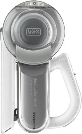 Акумуляторний ручний пилосос BLACK+DECKER Dustbuster Pivot PV1820L 18В, бездротовий, з настінною зарядною станцією, щілинною насадкою та щіткою для меблів