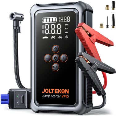Powerbank для автомобіля Starthilfe 5000A з компресором 150PSI, 12V для бензину та дизеля (10.0L), LED, USB-C
