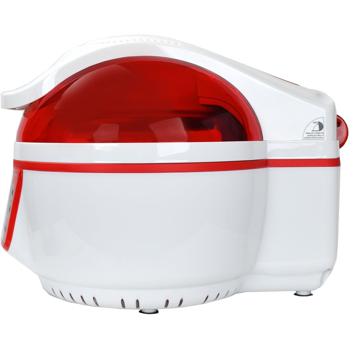 Аерофритюрниця Syntrox Germany Turbo 10 л, LED-дисплей, до 250°C, без олії, червона