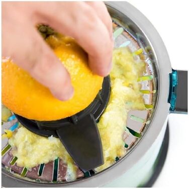 CitrusEasy Cecotec - Електрична соковижималка для цитрусових, 1 л, нержавіюча сталь, срібляста, BPA-free