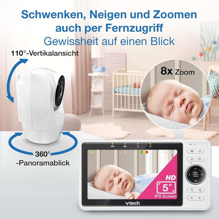 Відеоняня VTech VM924 з камерою, 5