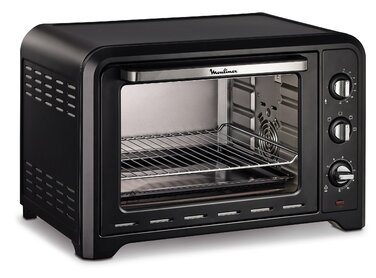 Духовка електрична Moulinex Optimo OX484810 39 л конвекційна, 6 режимів, термостат до 240°C, таймер 120 хв, деко та решітка