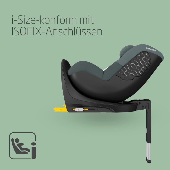 Дитяче автокрісло Maxi-Cosi Mica 360 S i-Size з ISOFIX, для дітей від 40 до 150 см, Tonal Graphite