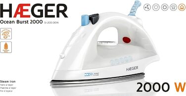 Парова праска Ocean Burst 2000 Вт з нержавіючою підошвою, регульована