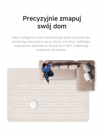 Робот-пилосос Dreame D20 Pro Plus, білий