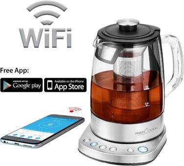 Електрочайник 1,5 л з Wi-Fi управлінням 1167 G ProfiCook