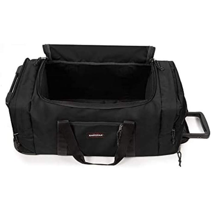 Дорожня сумка Eastpak Leatherface M+ 69 л, чорна, 68.5×32.5×34.5 см