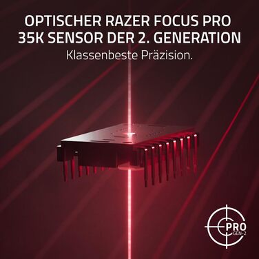 Ігрова бездротова миша Razer Viper V3 Pro Faker: сенсор Focus Pro 30K DPI, перемикачі 2-го покоління, частота опитування 4000 Гц, для PC/Mac
