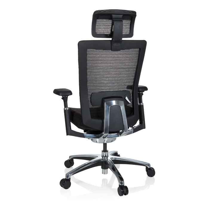 Крісло офісне NOVA PRO I ALU Тканина чорна hjh OFFICE