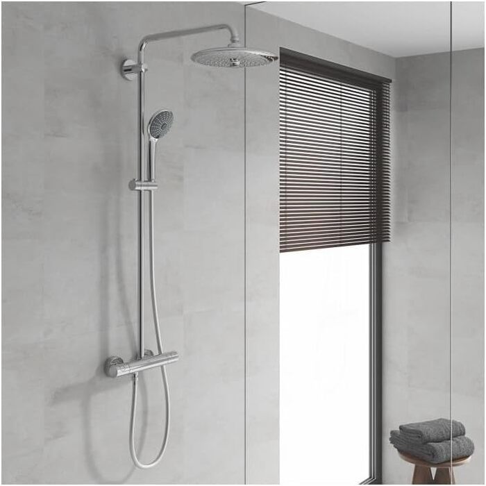 Душова лійка GROHE Vitalio Joy 110 з 3 режимами розпилення, системою Anti-Kalk, хромоване покриття, 27319000