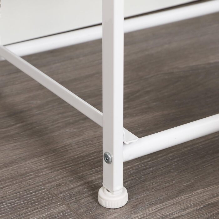 Комод для зберігання sogesfurniture з 4 тканинними ящиками, універсальна шафа-органайзер для коридору, спальні, передпокою, 45x30x94 см, бежевий