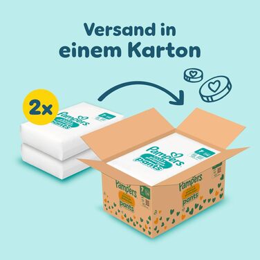 Підгузки-трусики Pampers Premium Protection Pants розмір 4 (9-15 кг), 168 шт, преміум-захист та комфорт