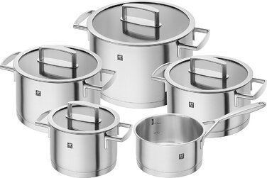 Набір каструль Zwilling 5 шт нержавіюча сталь