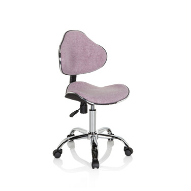 Дитячий письмовий стілець / дитяче крісло KIDDY GTI-3 тканина рожева hjh OFFICE