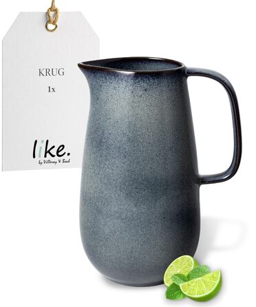 Керамічний глечик Villeroy & Boch like.it сірого кольору (Lave gris), 1,6 л
