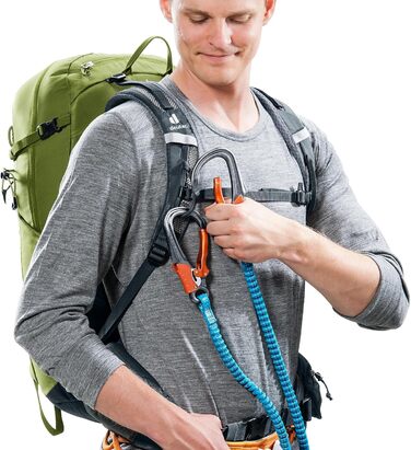 Рюкзак для чоловіків Deuter Trail Pro 33 л для альпінізму та туризму, meadow-graphite