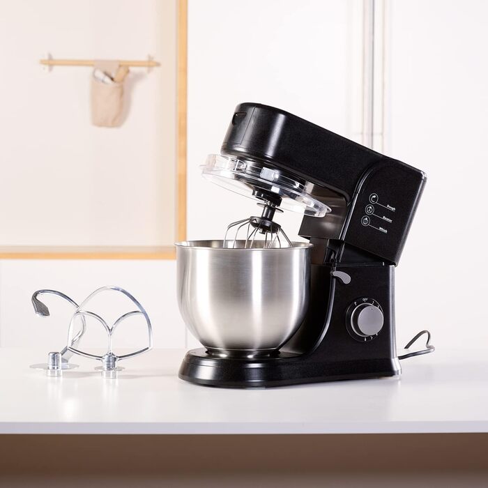 Блендер BLACK+DECKER BXJBA350E, 1,5 л, імпульсний режим, 4 леза з нержавіючої сталі, знімна пластикова чаша, легке очищення, сірий