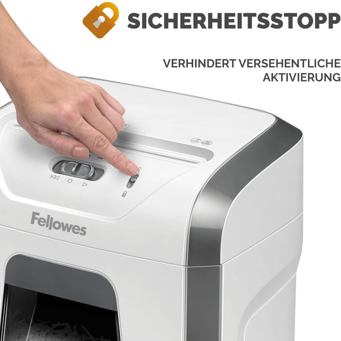 Шредер Fellowes FS-12C Premium Bundle: знищувач документів формату P4, 12 листів, для офісу та дому, білий