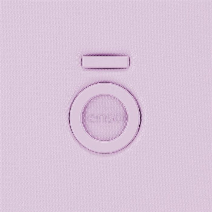 Кабінний чемодан Enso Annie Lila 40x55x20 см, жорсткий ABS, TSA-замок, 37 л, 2,74 кг, 4 подвійні колеса, ручна поклажа, розширюваний, бузковий