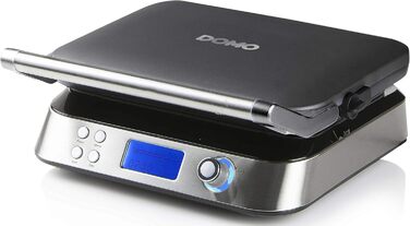 Вафельниця Domo Waffel Genius DO9219W, розумна, 2 вафлі, нержавіюча сталь