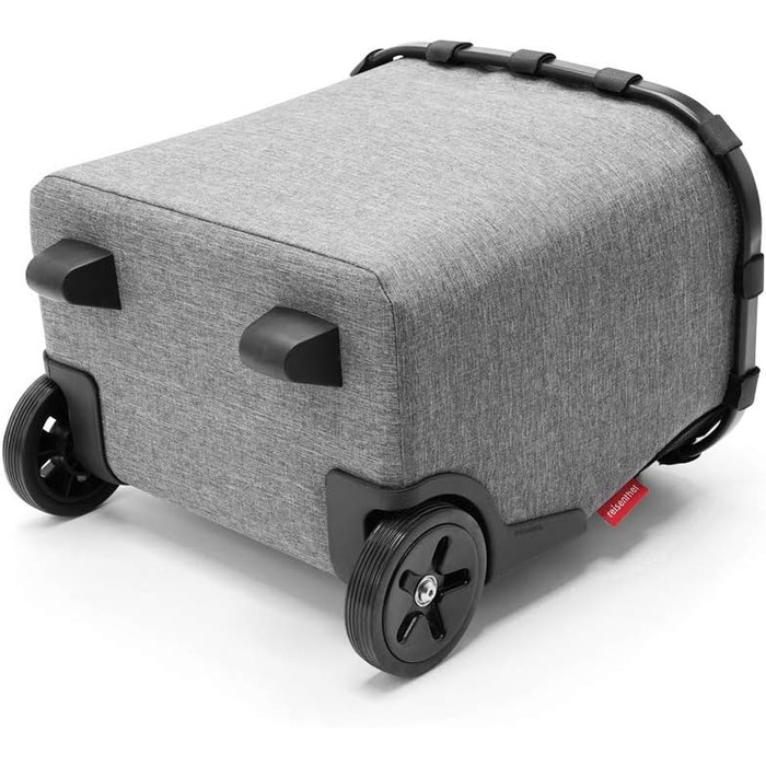 Сумка-візок reisenthel carrycruiser Plus Twist Silver з безкоштовним чохлом та захисною кришкою – шопер для покупок