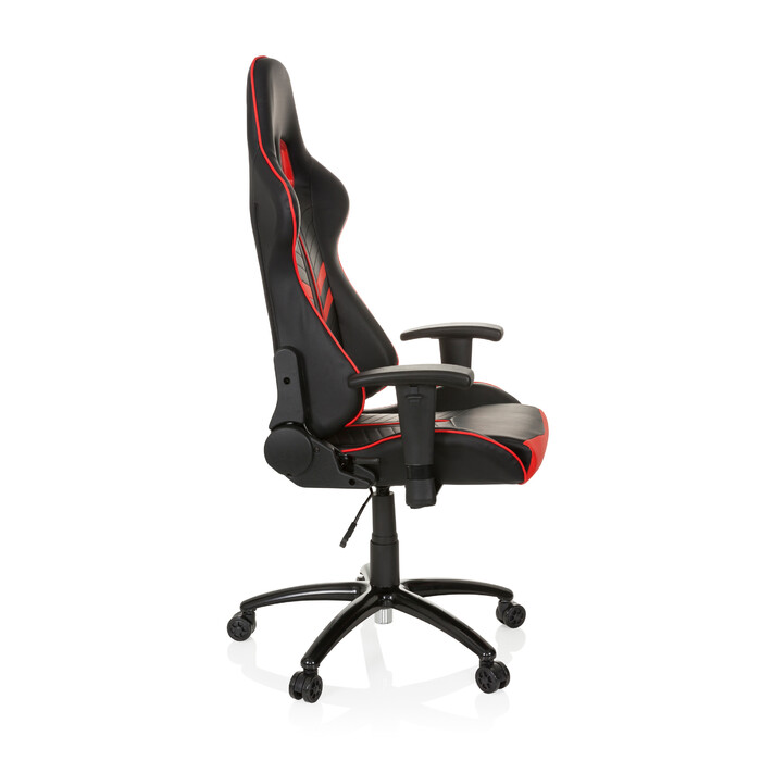 Ігрове крісло / Офісне крісло LEAGUE PRO Штучна шкіра Чорний / Червоний HJH OFFICE