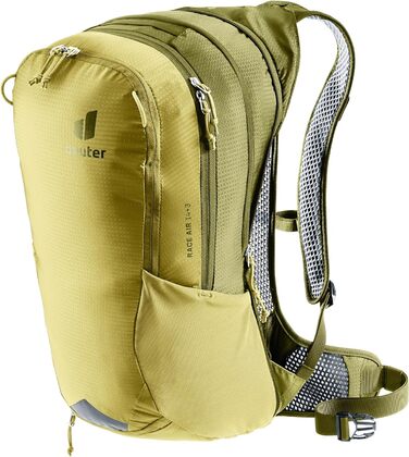 Велосипедний рюкзак Deuter Race Air 14+3 л, лінден-кактус, вентиляція спини