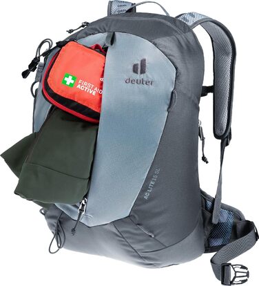 Жіночий туристичний рюкзак Deuter AC Lite 15 SL 2024, 15 л, сірий