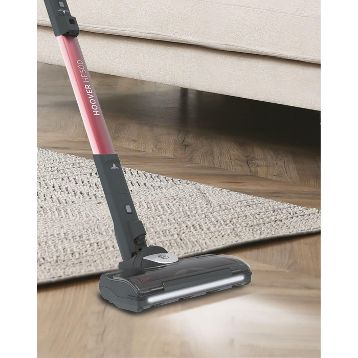 Бездротовий пилосос Hoover H-FREE 500 HF522STH HOME, акумуляторний, без мішка, до 30 хв роботи, LED-підсвітка, компактне зберігання, паркування