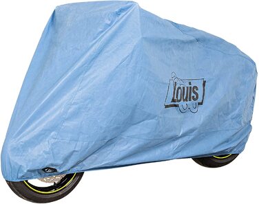 Водонепроникний чохол для мотоцикла Louis Motorrad Sky, дихаючий, з гумкою, сумкою для транспортування, для вулиці, сумісний із ланцюговим замком, синій, розмір M