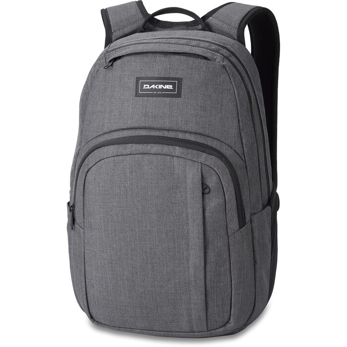 Рюкзак Dakine Campus 25L унісекс для школи, ноутбука та подорожей, водовідштовхуючий, поліестер, колір Carbon II