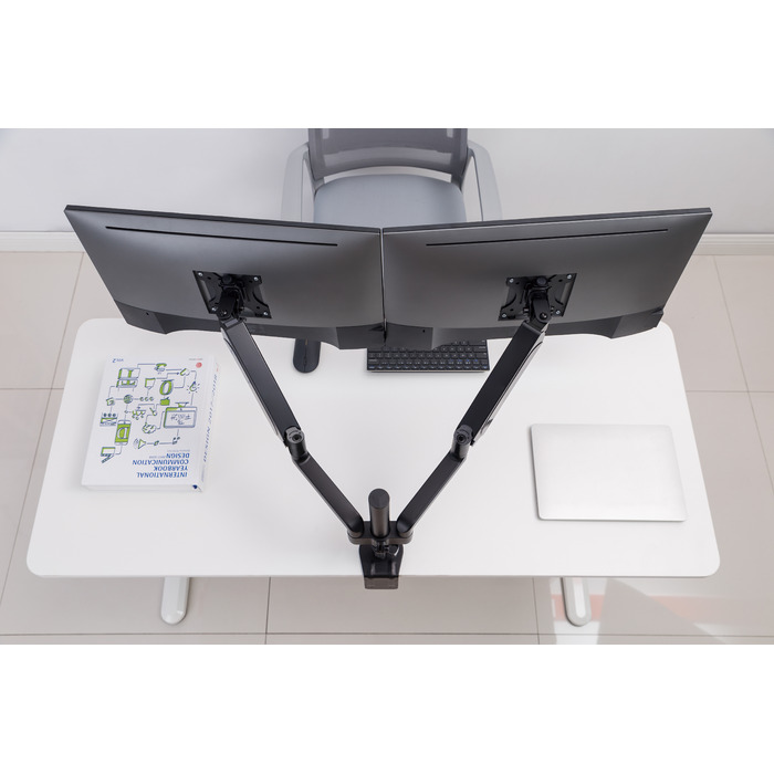 Настільне кріплення для двох моніторів OfficePro MA722B Black