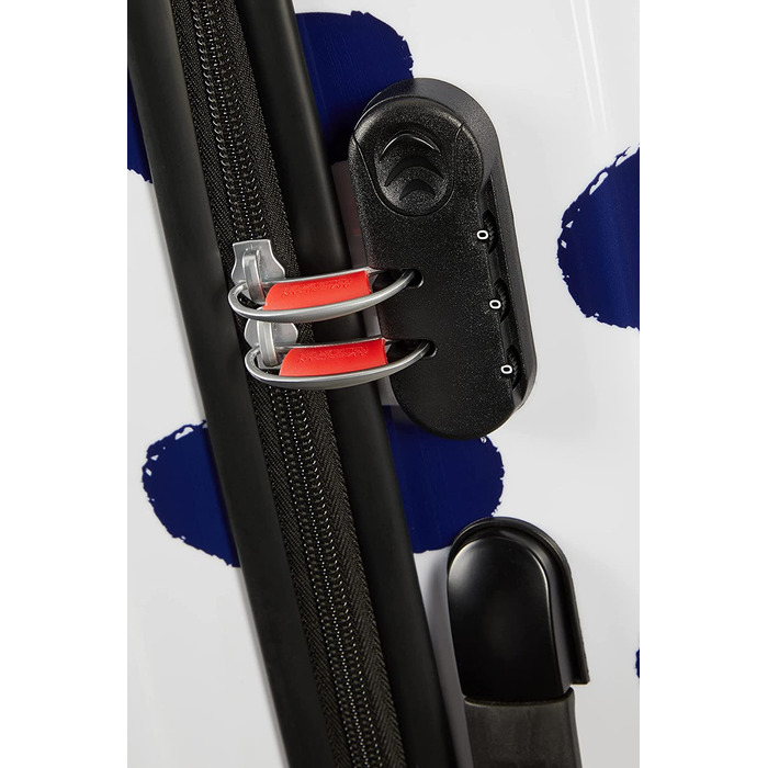 Валіза American Tourister Disney Legends Minnie Blue Dots, синя з крапками, для подорожей