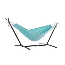 Гамак Vivere Doppel Polyester з підставкою 250 см, блакитний (Аква)