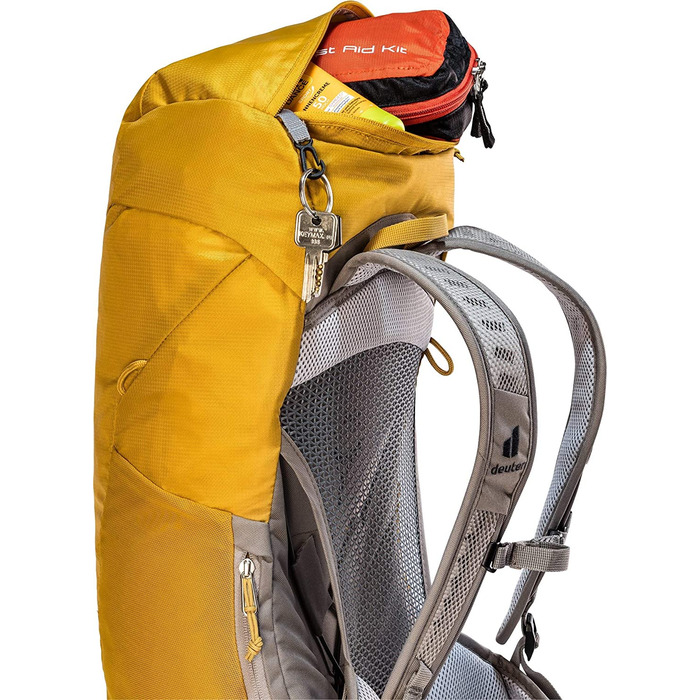 Жіночий туристичний рюкзак Deuter AC Lite 22 SL, 22 л, жовтий-карі з червоним