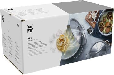 Набір каструль WMF Provence Plus 4 шт. з кришками, індукційний, нержавіюча сталь, полірований, без покриття