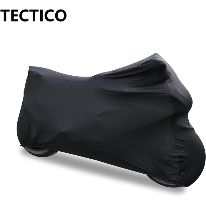Еластичний чохол для мотоцикла TECTICO XL, дихаючий, для гаража, чорний, 230XL (90×36×49 дюймів)