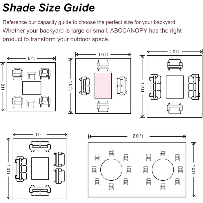 Павільйон садовий ABCCANOPY 2.4x2.4 м з двосхилим м'яким дахом для тераси, саду, заднього двору - захист від сонця та дощу (з москітною сіткою, бежевий)