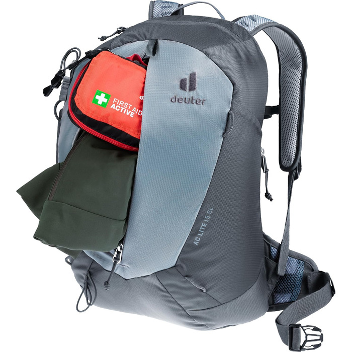 Жіночий туристичний рюкзак Deuter AC Lite 15 SL 2024, 15 л, сірий