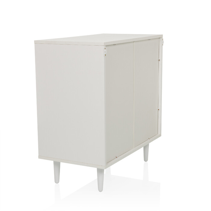 Сервант / комод LYKKJA 77x39,5x72 см 2 шухляди 2 двері білий hjh LIVING