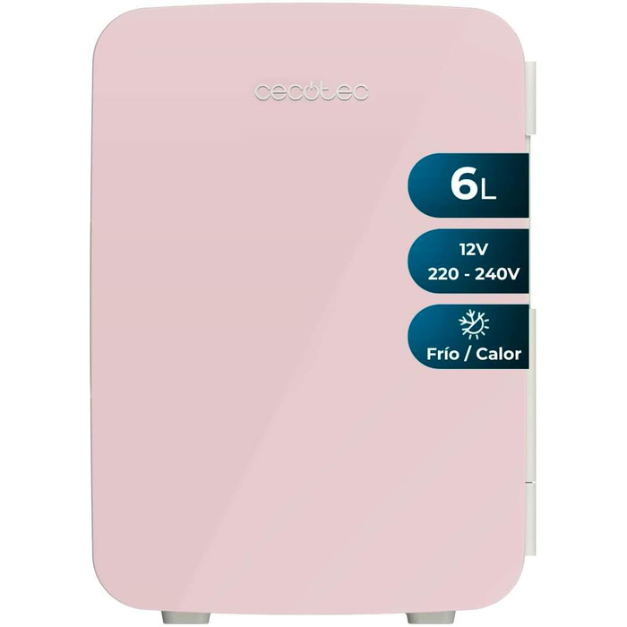 Міні-холодильник Cecotec Bolero MiniColing 6 л, 12–220 В, для авто та дому, з функцією нагріву і охолодження, регулювання температури 5–65°C