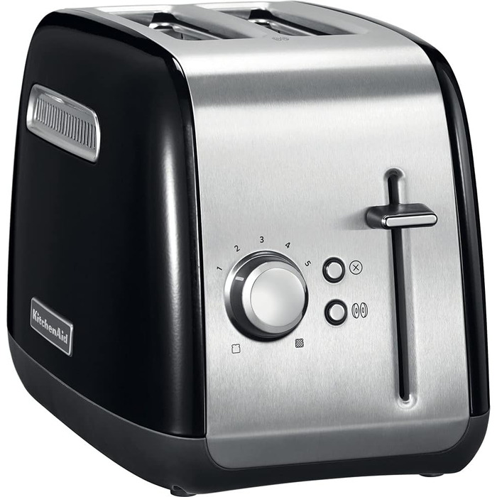 Тостер KitchenAid CLASSIC на 2 скибки, 1.8 кг, чорний