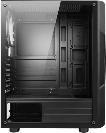 Корпус для ПК SPIRIT OF GAMER Clone III ARGB ATX/mATX/ITX, 4x120мм вентилятори, скляна бічна панель, металева сітка, сталь