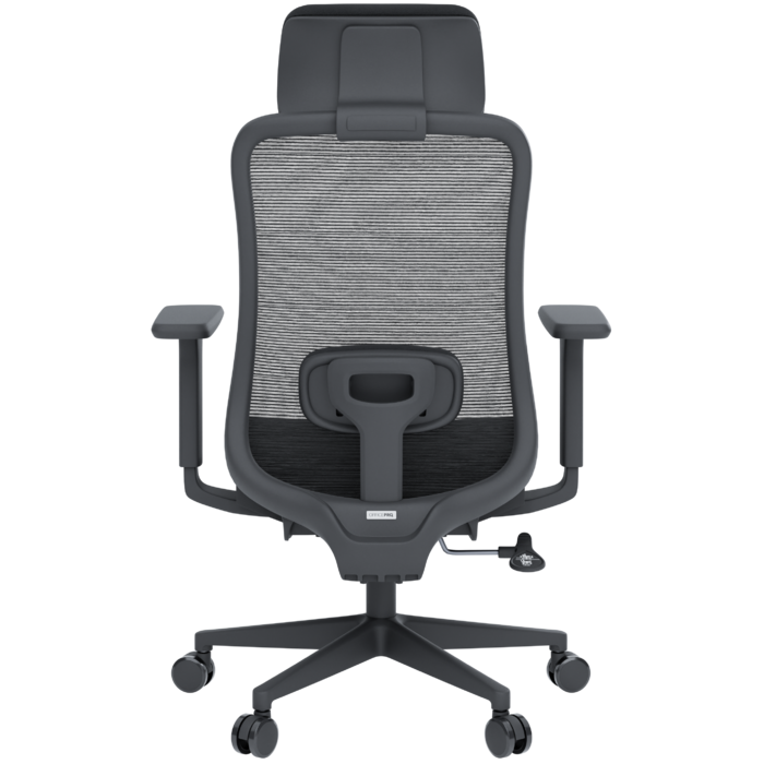 Крісло офісне OfficePro Wave OC670-B-B-B