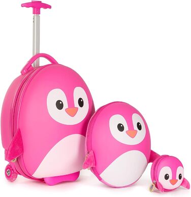 Дитяча валіза-тролей boppi Tiny Trekker 17 л, динозавр, для хлопчиків і дівчаток, ручна поклажа