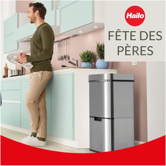 Смітник для кухні Hailo Öko Flex, пластик, білий, універсальний розмір