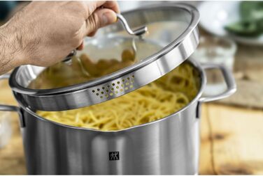 Набір каструль ZWILLING TrueFlow, 5 предметів, з носиком, для індукції, нержавіюча сталь, сріблястий